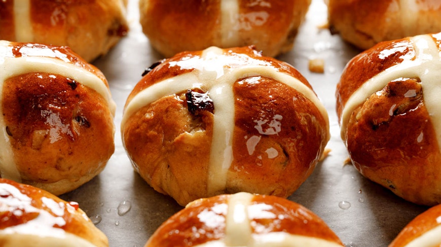 Hotcross buns width