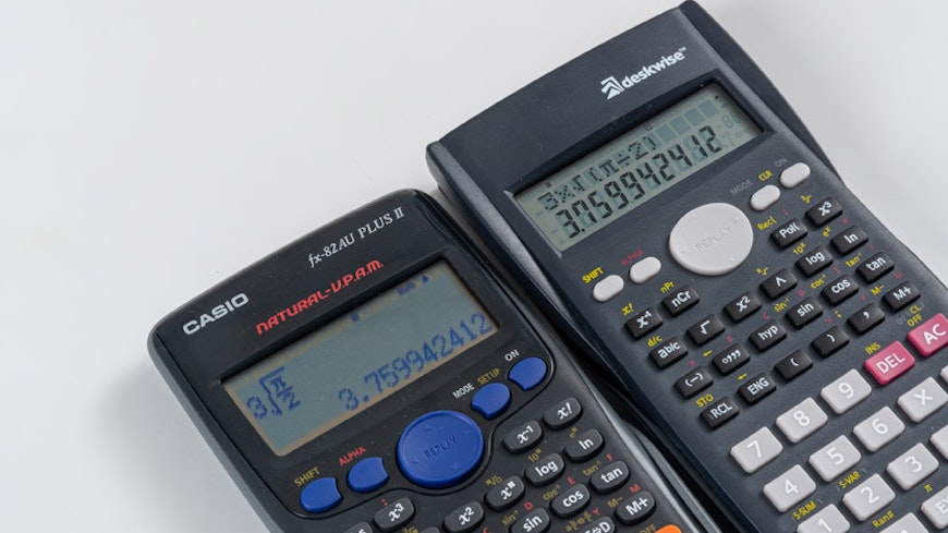 The Casio FX-82AU PLUS II and Deskwise 82MS