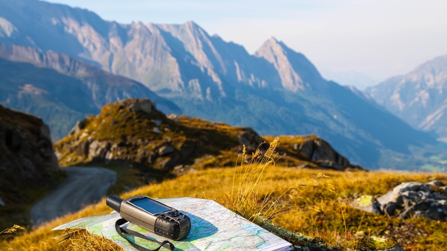 Beacon in mountains width