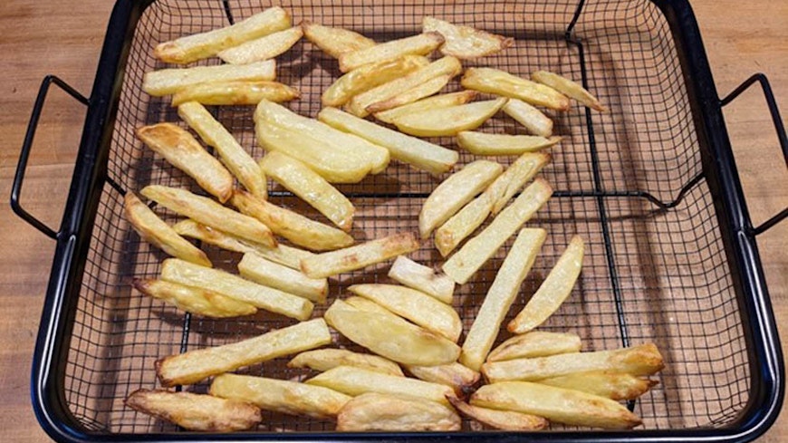 Air fryer baskets chips width