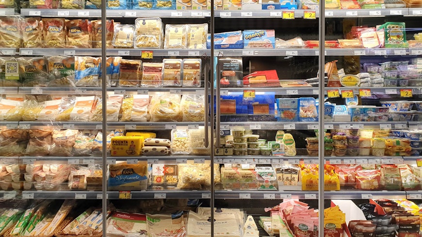 Processed food width