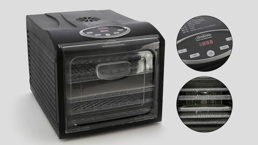 Sunbeam dehydrator width