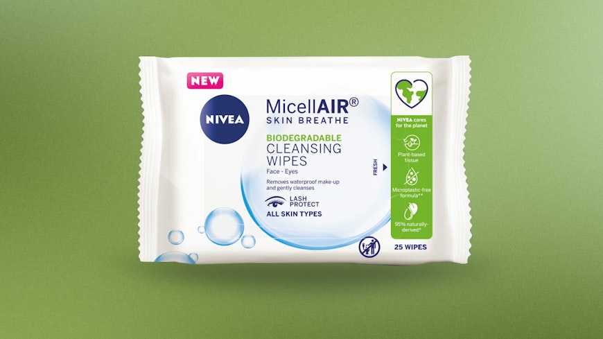 Nivea wipes width