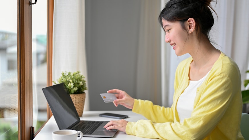 Online shopping width