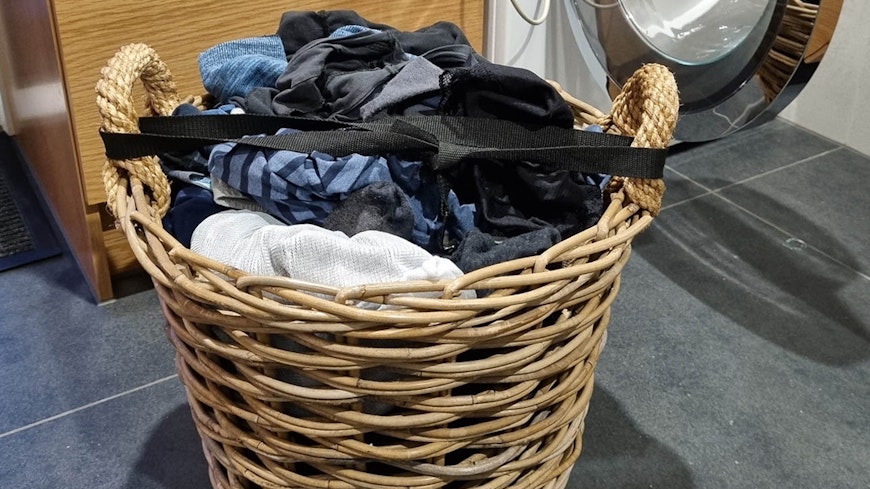 Image of a full laundry basket