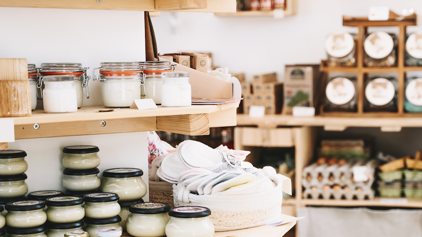 Image of a sustainable store