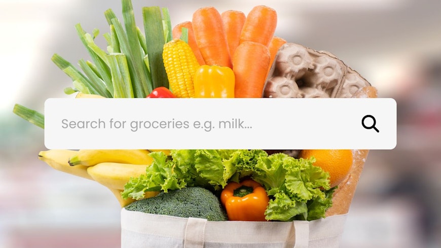 Image of groceries in a bag