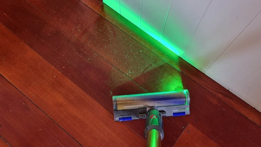 Image of Dyson's green laser light