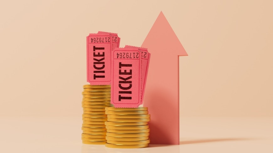 Image of a coins stacking higher