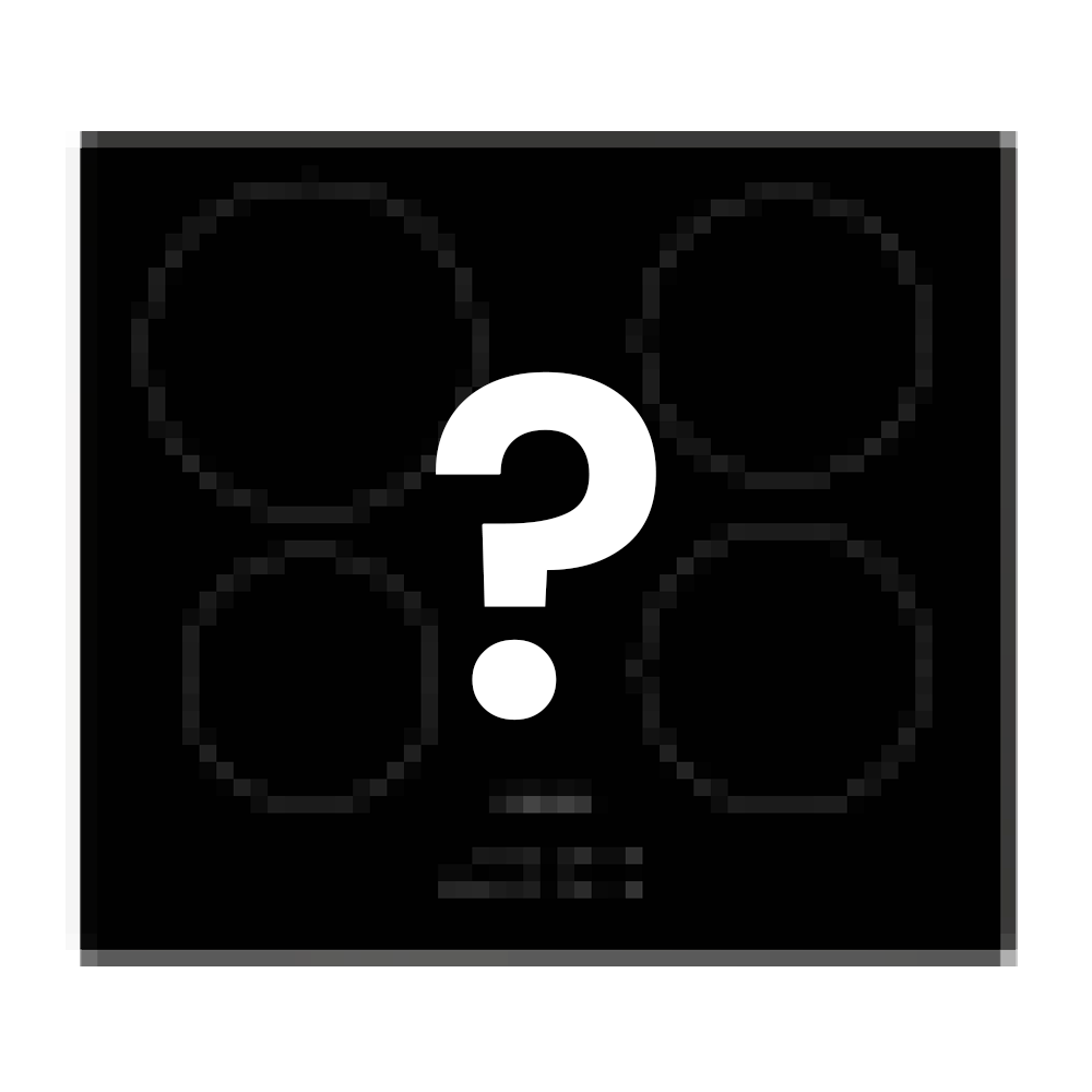 Graphic of washing machine with question mark symbol.