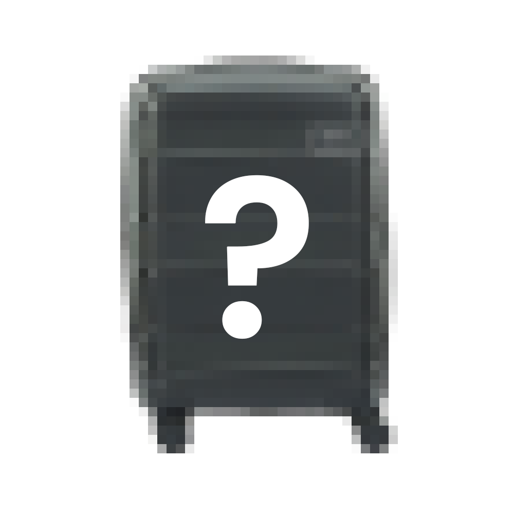 Graphic of a suitcase with question mark symbol.