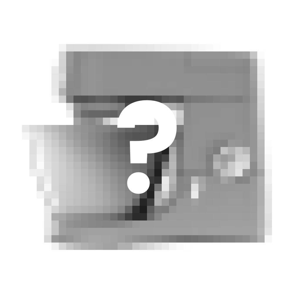 Graphic of a mixer with question mark symbol.