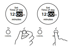 Image of Fisher & Paykel's user manual (analogue controls).