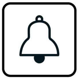 Bottom element only symbol - oven.