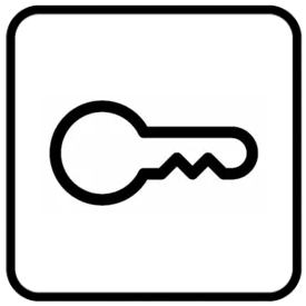 Child lock symbol