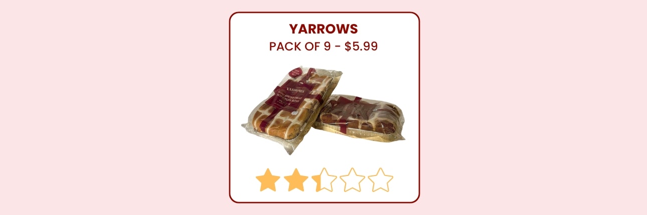 Yarrows traditional hot cross buns.