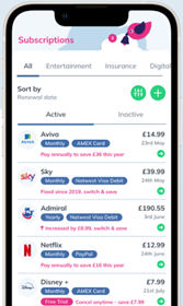 Screenshot of Little Birdie App.