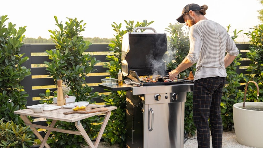 Man on the BBQ