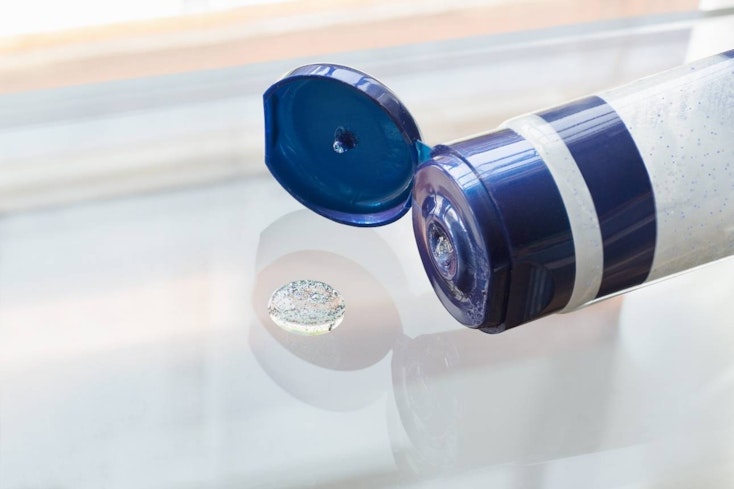 Image of a beauty product with micro beads