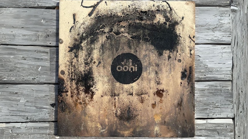 Image of a burnt wood board