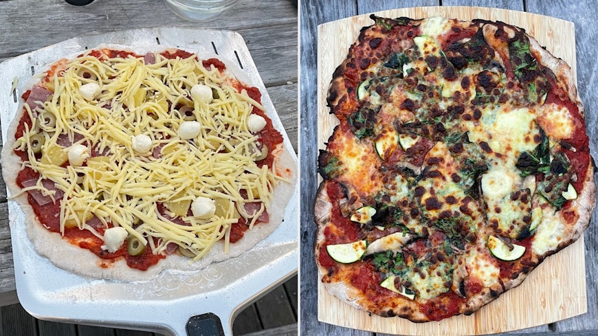 Image of homemade pizza