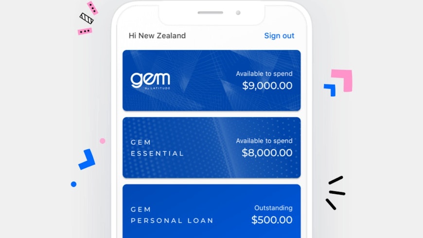 Image of Gem's mobile app