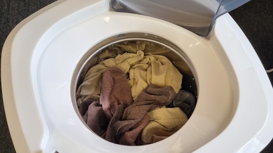 Wet washing in the Spindel