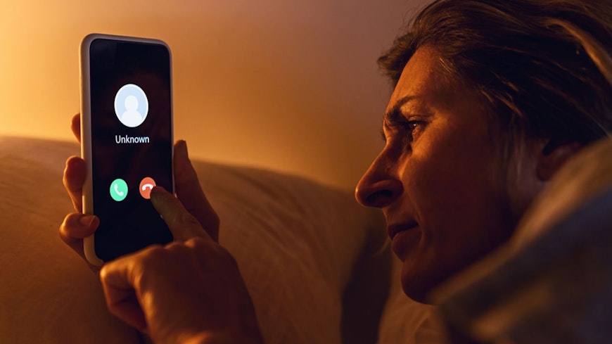 Image of an unknown caller