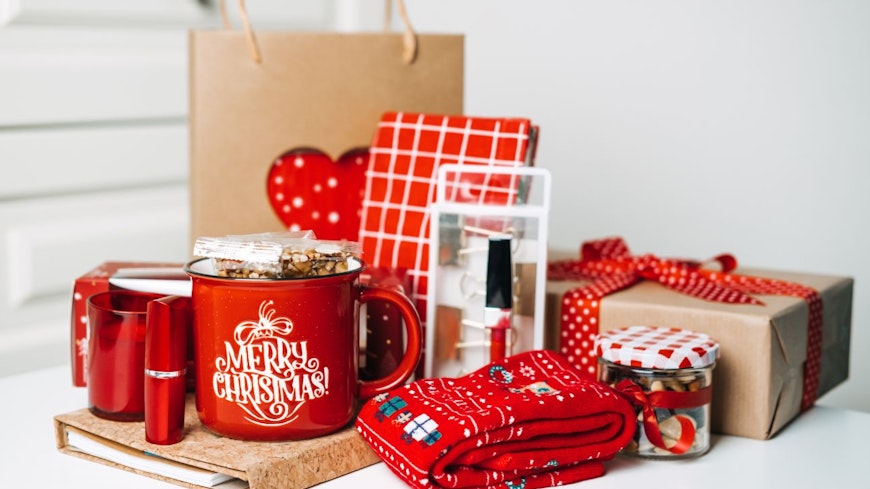 Christmas gift basket