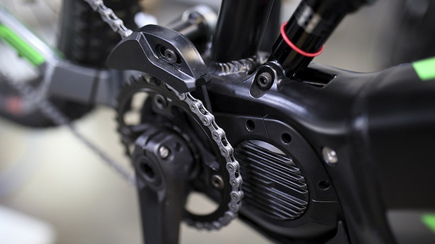 We recommend a mid-drive e-bike.