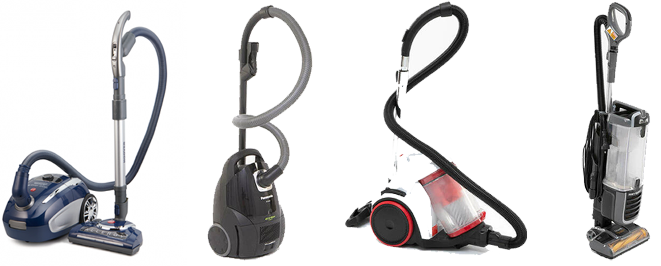 Different models of standard vacuum cleaners
