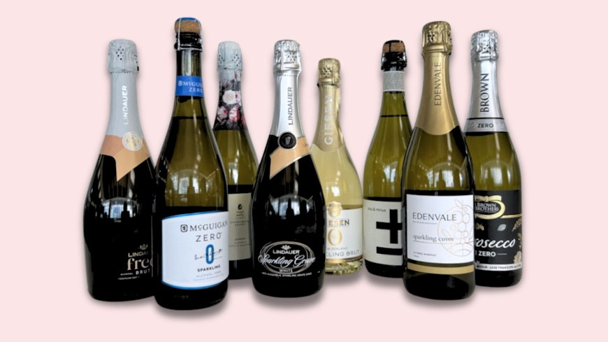 Non-alcoholic bubbly wines.